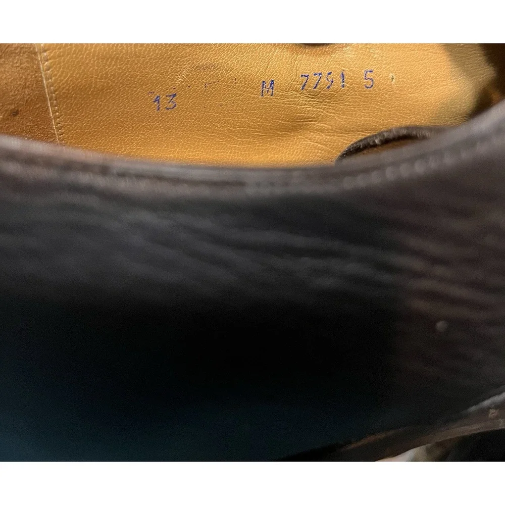 Peter Huber Mens Brown Leather‎ Lace Up Shoes Sz 13M